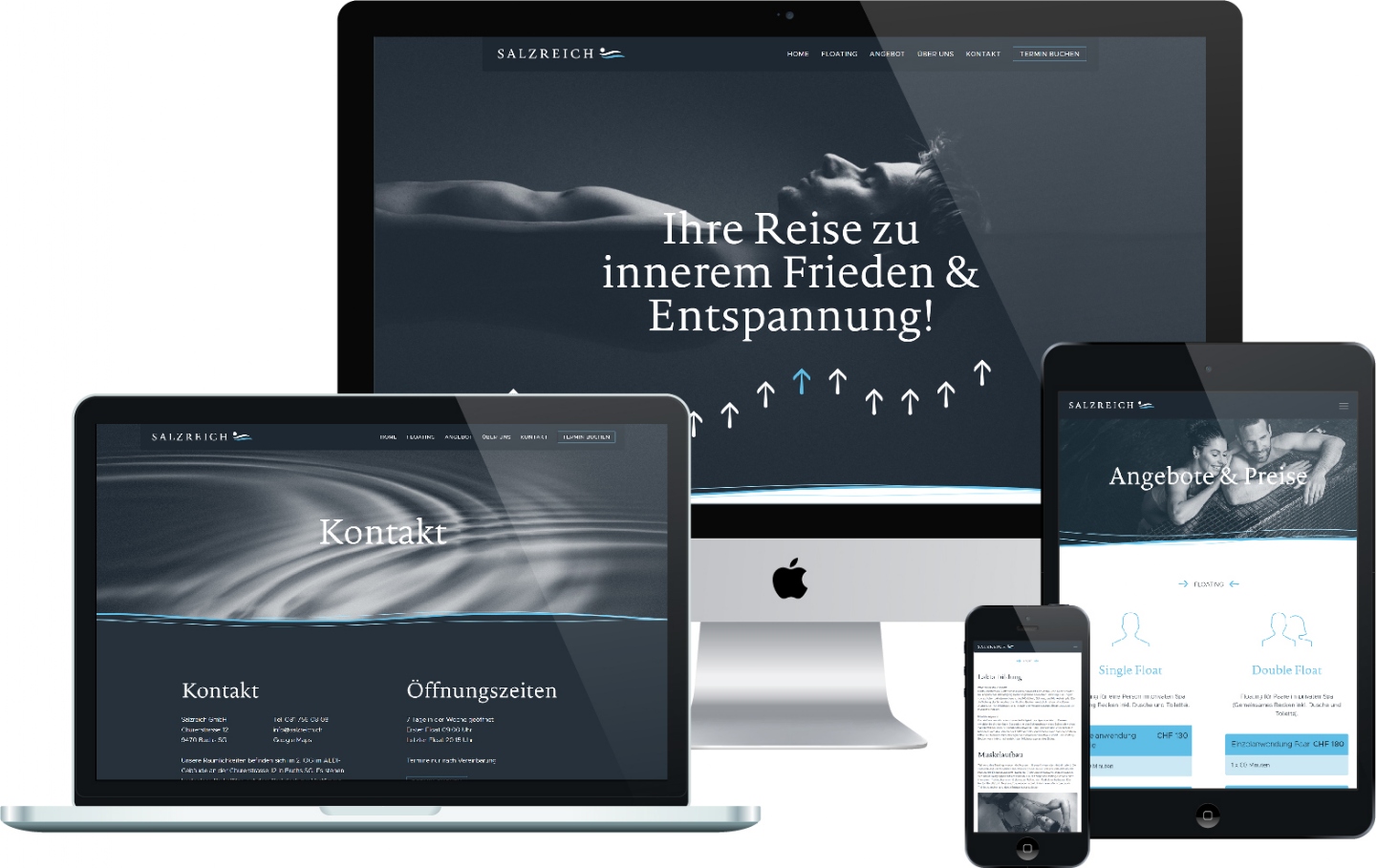 Salzreich GmbH - Responsive Website, CMS, Animation